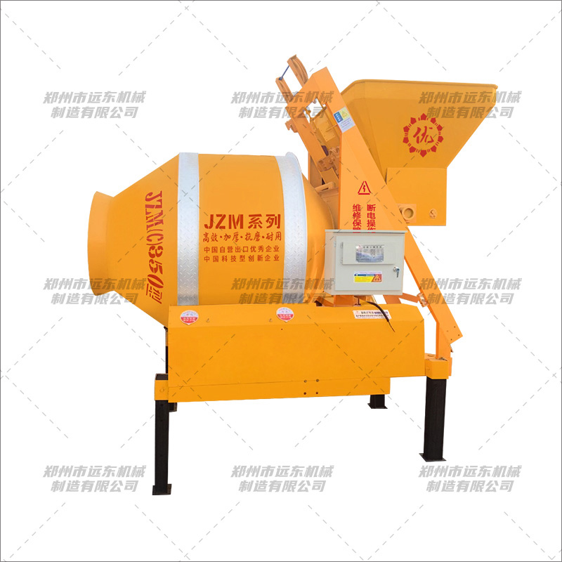 JZM350型全自動爬斗攪拌機(jī)(圖1) JZM350型全自動爬斗攪拌機(jī)(圖1)
