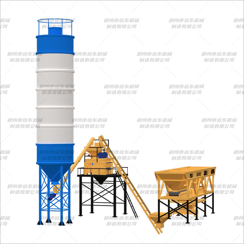 HZS25簡易站（500+3倉）(圖3)